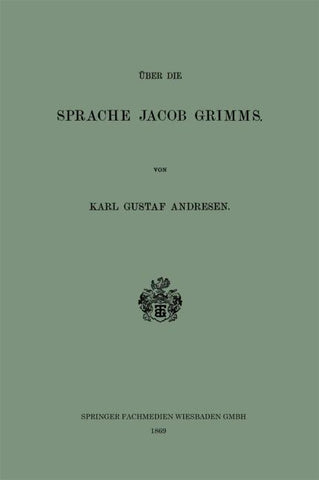 Über die Sprache Jacob Grimms
