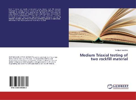 Medium Triaxial testing of two rockfill material