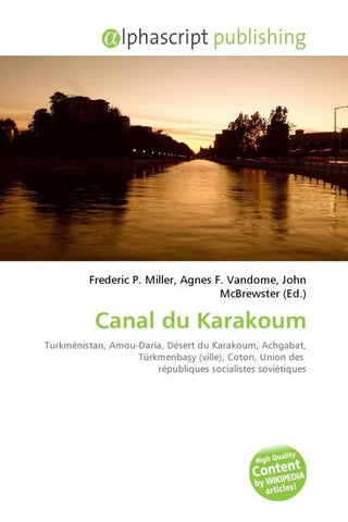 Canal du Karakoum