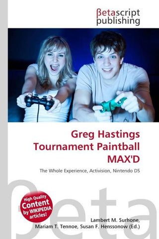 Greg Hastings Tournament Paintball MAX'D