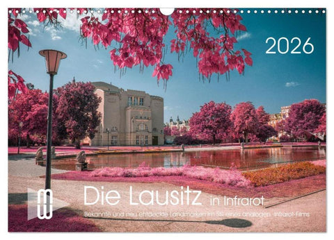 Die Lausitz durch den Infrarotfilter (Wandkalender 2026 DIN A3 quer), CALVENDO Monatskalender