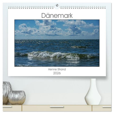 Dänemark - Henne Strand (hochwertiger Premium Wandkalender 2026 DIN A2 quer), Kunstdruck in Hochglanz