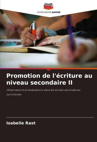Promotion de l'écriture au niveau secondaire II