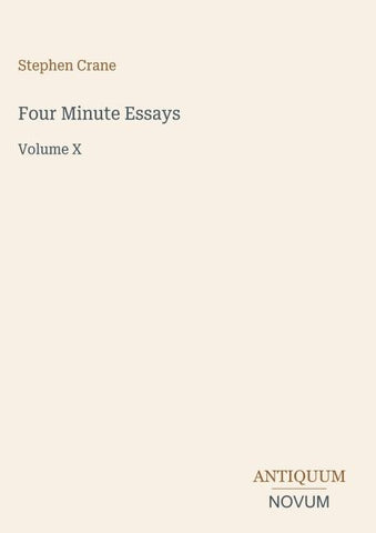 Four Minute Essays