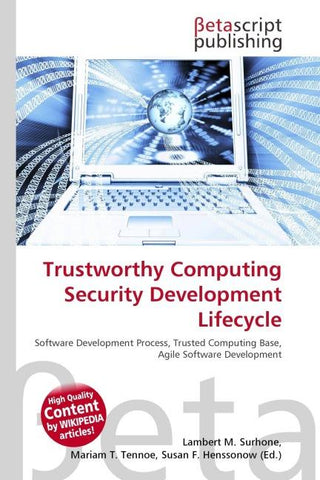 Trustworthy Computing Security Development Lifecycle