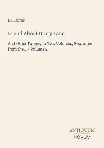 In and About Drury Lane