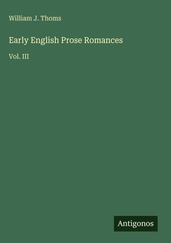 Early English Prose Romances