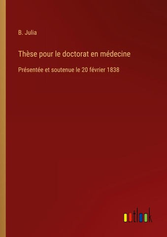 Thèse pour le doctorat en médecine
