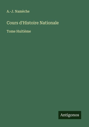 Cours d'Histoire Nationale