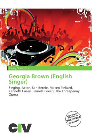 Georgia Brown (English Singer)