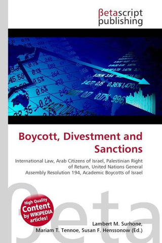 Boycott, Divestment and Sanctions