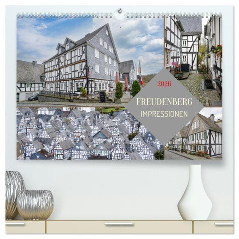 Freudenberg Impressionen (hochwertiger Premium Wandkalender 2026 DIN A2 quer), Kunstdruck in Hochglanz