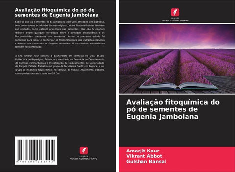 Avaliação fitoquímica do pó de sementes de Eugenia Jambolana