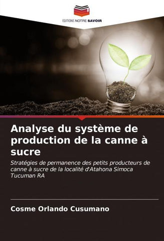 Analyse du système de production de la canne à sucre