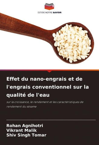 Effet du nano-engrais et de l'engrais conventionnel sur la qualité de l'eau