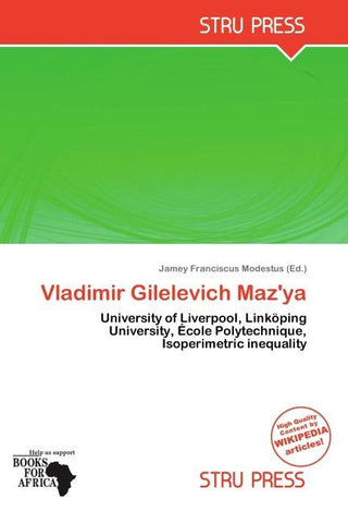 Vladimir Gilelevich Maz'ya