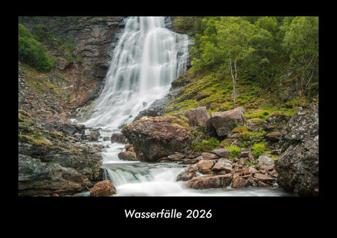 Wasserfälle 2026 Fotokalender DIN A3