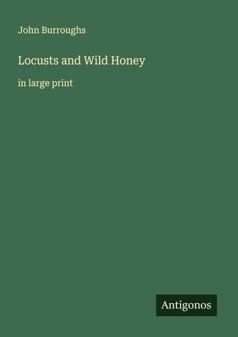 Locusts and Wild Honey