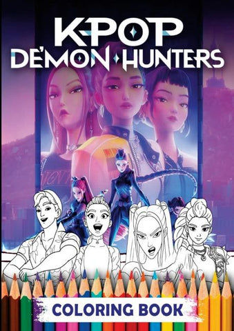 K-pop Demon Hunters Coloring Book