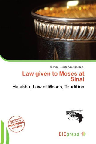 Law given to Moses at Sinai