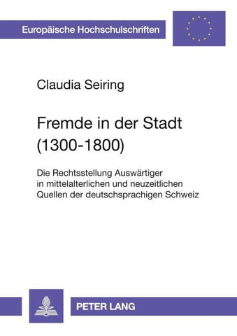 Fremde in der Stadt (1300-1800)