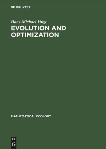 Evolution and Optimization