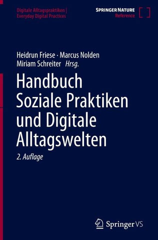 Handbuch Soziale Praktiken und Digitale Alltagswelten