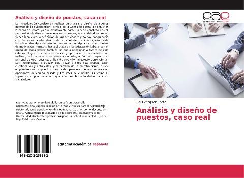 Análisis y diseño de puestos, caso real
