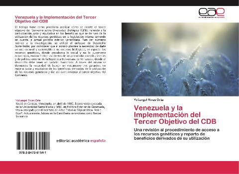 Venezuela y la Implementación del Tercer Objetivo del CDB