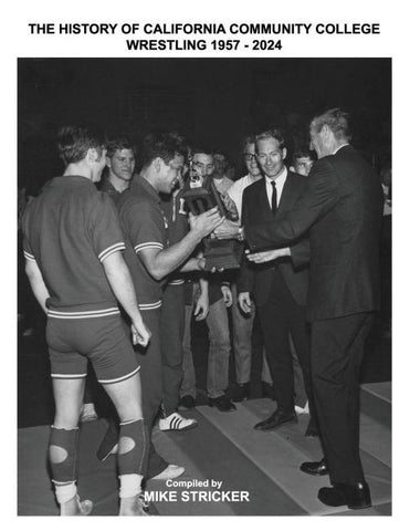 The History Of California Community College Wrestling 1957-2024