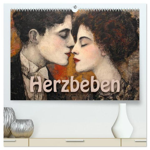 Herzbeben (hochwertiger Premium Wandkalender 2027 DIN A2 quer), Kunstdruck in Hochglanz