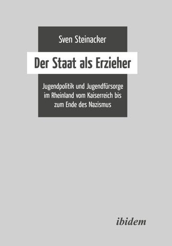 Der Staat als Erzieher