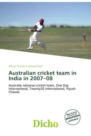 Australian cricket team in India in 2007-08