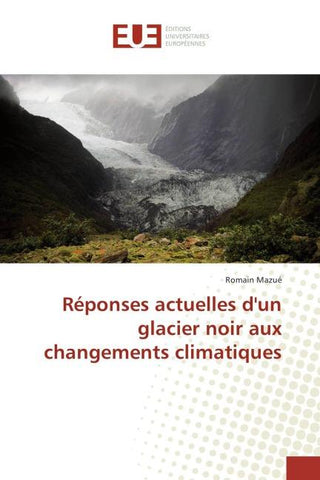 Réponses actuelles d'un glacier noir aux changements climatiques