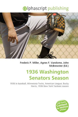 1936 Washington Senators Season