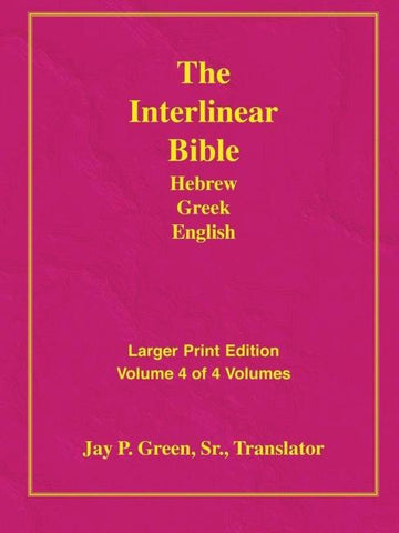 Larger Print Bible-Il-Volume 4