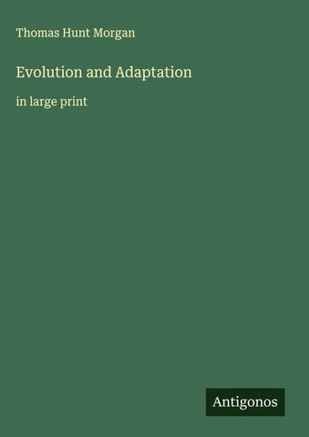 Evolution and Adaptation