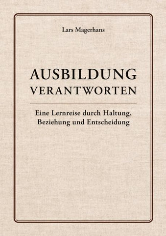 Ausbildung verantworten