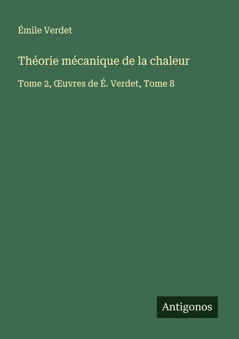 Théorie mécanique de la chaleur