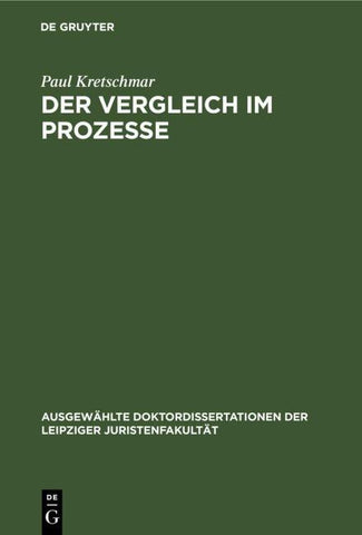 Der Vergleich im Prozesse