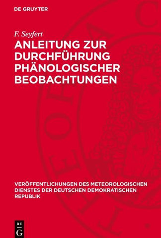 Anleitung zur Durchführung phänologischer Beobachtungen