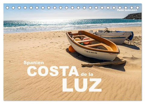 Spanien - Costa de la Luz (Tischkalender 2026 DIN A5 quer), CALVENDO Monatskalender
