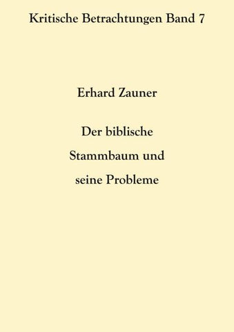 Der biblische Stammbaum und seine Probleme