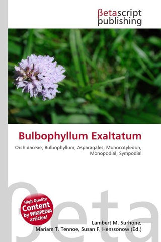 Bulbophyllum Exaltatum