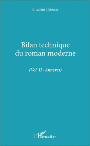 Bilan technique du roman moderne
