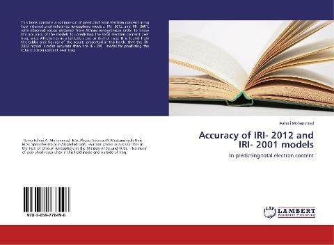 Accuracy of IRI- 2012 and IRI- 2001 models