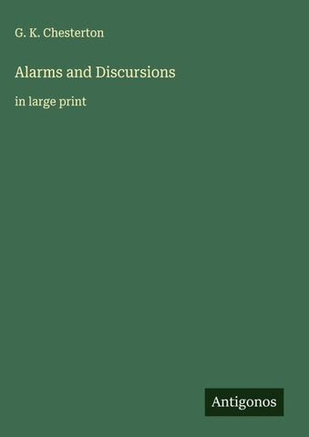 Alarms and Discursions