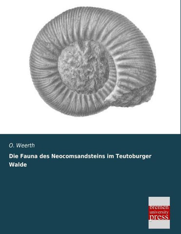 Die Fauna des Neocomsandsteins im Teutoburger Walde
