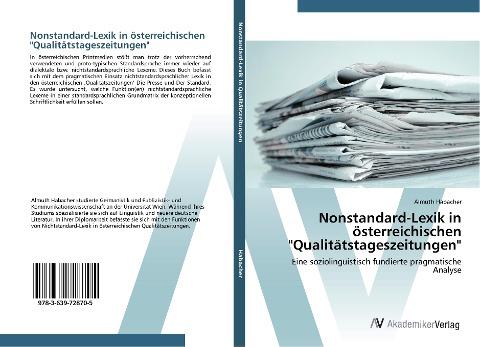 Nonstandard-Lexik in österreichischen "Qualitätstageszeitungen"