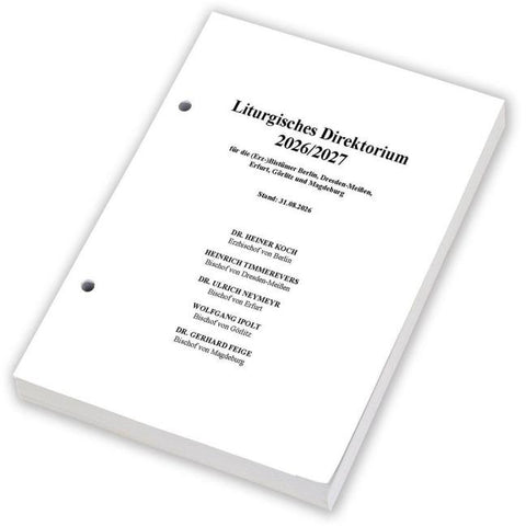 Liturgisches Direktorium 2026/2027